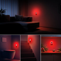 Sujeet dusk-to-dawn sensor night light auto-activates at dusk for hands-free lighting.