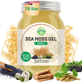 SumDIP Sea Moss Gel bottle with 16-in-1 formula for daily wellness.