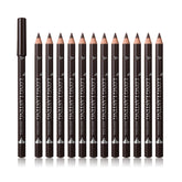 SUMEITANG 12-pc eyebrow pencil set in black for precise, natural brows.