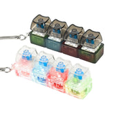 Sumgsn keyboard fidget toy with light-up cat keycaps for on-the-go stress relief.