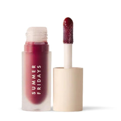 Summer Fridays Dream Lip Oil Midnight Berry bottle for hydrating gloss.