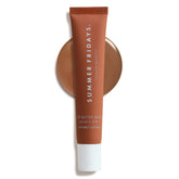 Summer Fridays iced coffee tinted lip butter application delivers instant moisture and subtle shine.