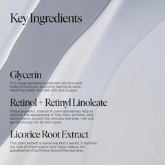 Evening routine with Jet Lag Overnight Eye Serum prepares the eye area for tomorrow.