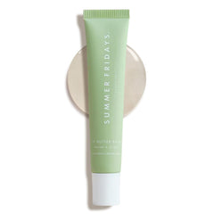 Summer Fridays Lip Butter Balm Sweet Mint tube delivers instant moisture and a gentle shine.