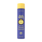 Sun Bum Blonde Purple Shampoo bottle boosts color brightness and moisture
