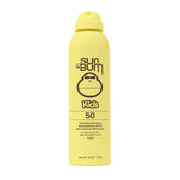 Sun Bum Kids SPF 50 Clear Spray bottle for easy, residue-free protection.