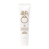 Sun Bum Mineral SPF 30 tinted sunscreen bottle with a matte finish for daily protection.
