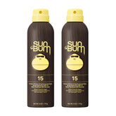 Sun Bum Original SPF 15 sunscreen spray bottle for everyday sun protection.