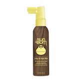 Sun Bum Original SPF 30 scalp and hair mist bottle protects scalp on sunny days.