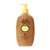 Sun Bum Original SPF 50 lotion bottle ready for a beach day with protection
