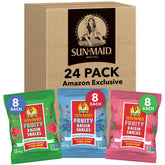 Sun-Maid Sour Strawberry pouch for on-the-go snacking with fruity flavor