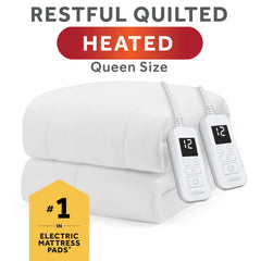 Sunbeam Restful controller with digital display for easy nighttime adjustments.