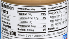 SunButter being stirred into a smoothie for quick protein