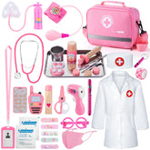 Sundaymot Doctor Kit coat set invites imaginative doctor play and role play.