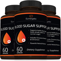 Sunergetic Cinnamon Herbal Blend capsules evoke a comforting, daily wellness ritual.