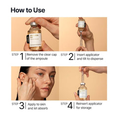 SUNGBOON EDITOR Pink glow ampoule close-up shows silky texture and hydration.