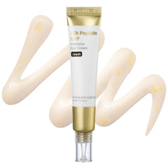 SUNGBOON EDITOR Silk Peptides EGF eye cream jar close shows rich hydration around the eyes