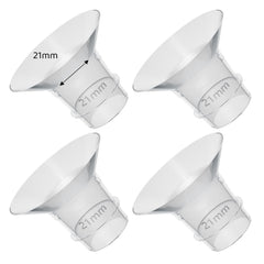 Suniceme 21mm flange inserts fit 24mm shields for a snug, comfortable pump.