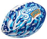 Sunlite Sports waterproof football in pool setting with durable build and easy grip