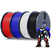 SUNLU 4kg PLA bundle with multicolor spools for versatile projects.