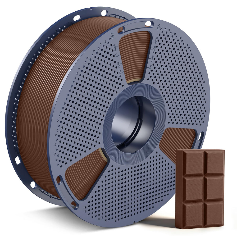 SUNLU chocolate PLA spool ready for smooth, reliable prints.