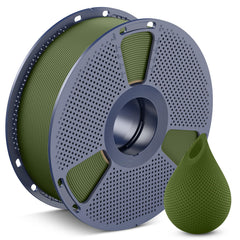 SUNLU PETG olive-green spool shows vibrant filament for durable 3D prints