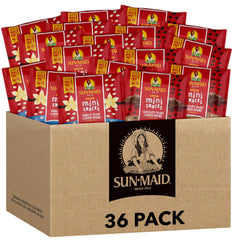 Sun-Maid Chocolate Yogurt Covered Raisins pack front with a chocolatey bite