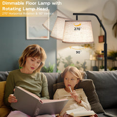 SUNMORY dimmable arc lamp with 0-100% brightness for flexible tasks.