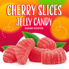 Sunny Island Cherry Slices Jelly Candy retro look for festive candy bowls.