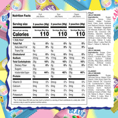 Sunny Island Jelly Beans packaging closeup shows individually wrapped freshness for office treats.
