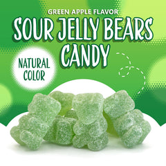 Sunny Island Sour Bears gelatin-free candy suitable for vegan snacking