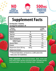 Sunny Sam Sugar-Free Magnesium Gummies serving size supports daily routine.