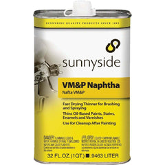 Sunnyside 80032 naphtha cleans metal surfaces before painting.