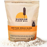 Sunrise Flour Mill Heritage Bread Flour Pack ready for golden crust loaves.