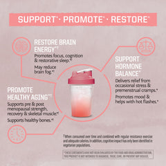 Sunwarrior Creatine for Women label detail highlights ingredients and benefits.