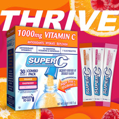 Super C pink lemonade stick in a cup offering a refreshing flavor option.