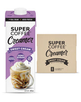 SUPER COFFEE Sweet Creamer bottle with sugarfree formula for daily coffee.