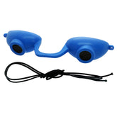 Super Sunnies Evo flexible UV eye protection blue lenses for comfortable tanning sessions