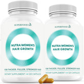 Superfood MD Women's Balance bottle cap close-up highlighting branding and product name.