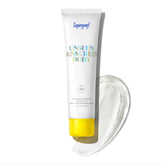 Supergoop Unseen Sunscreen Body SPF 40 bottle with clear gel texture for invisible coverage