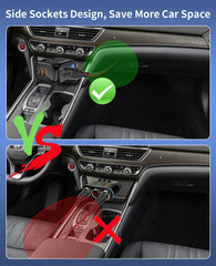 SUPERONE blue-lit on/off switches clearly indicate active sockets in low light.