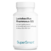 Supersmart LGG bottle capsules for daily probiotic support.