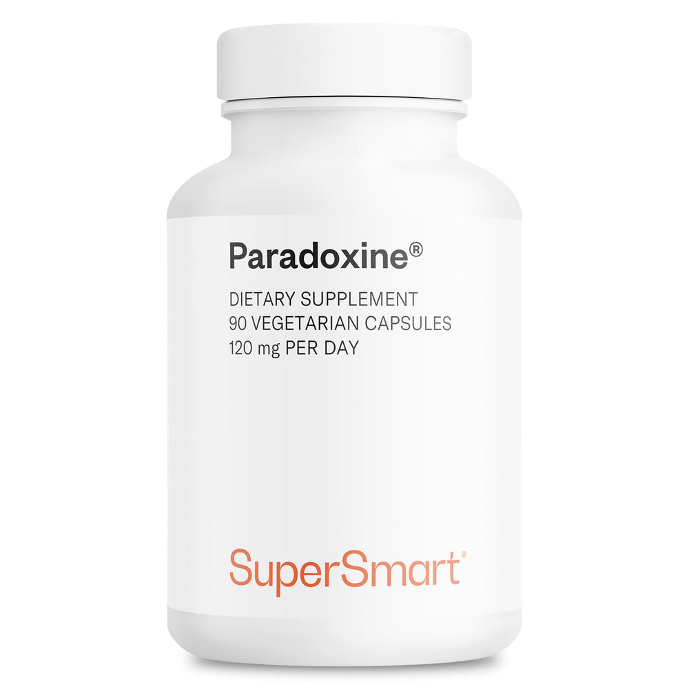 Supersmart Paradoxine bottle cap, highlighting premium daily supplementation potential.