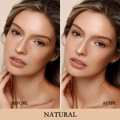 SuperThinker Air Cushion CC Cream on skin shows natural radiance.