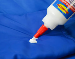 Bonds fabrics and textiles with a non-toxic, strong formula