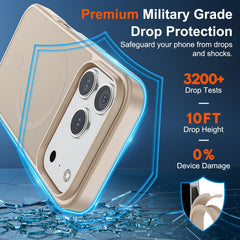 SUPFINE Desert Gold magnetic case side profile highlighting slim, tactile buttons.