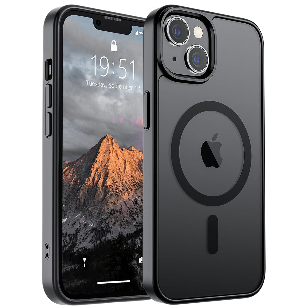 SUPFINE Magnetic case for iPhone 15 Plus with MagSafe, ready for effortless wireless charging.