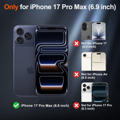 SUPFINE matte translucent back on iPhone 17 Pro Max highlights premium grip and smudge resistance