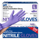 Supmedic Medical Soft Max nitrile gloves front of box for quick access and protection