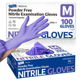 Supmedic nitrile exam gloves close-up show durable barrier for precise tasks.